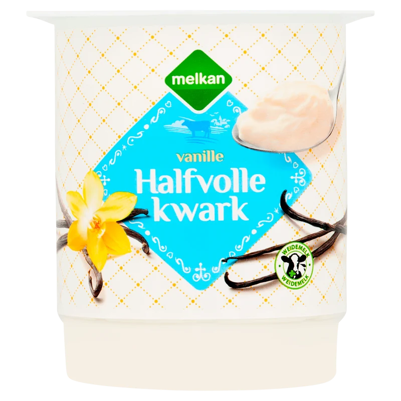 Melkan Halfvolle kwark vanille