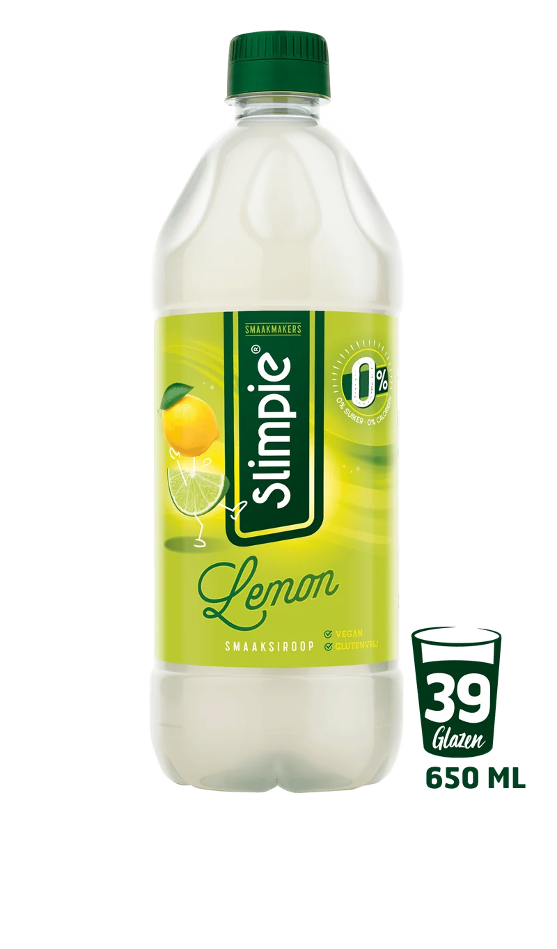 Slimpie Limonadesiroop lemon