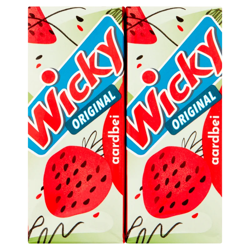 Wicky Original aardbei 6-pack