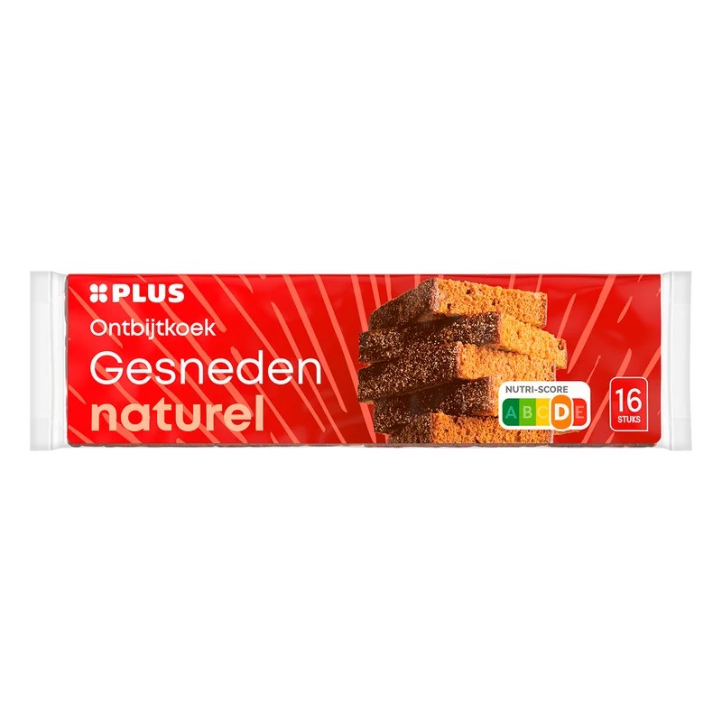 Ontbijtkoek Naturel gesneden
