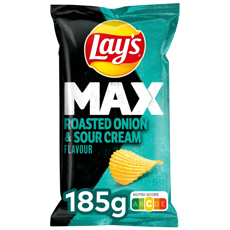 Lays Max Roasted Onion & sour cream