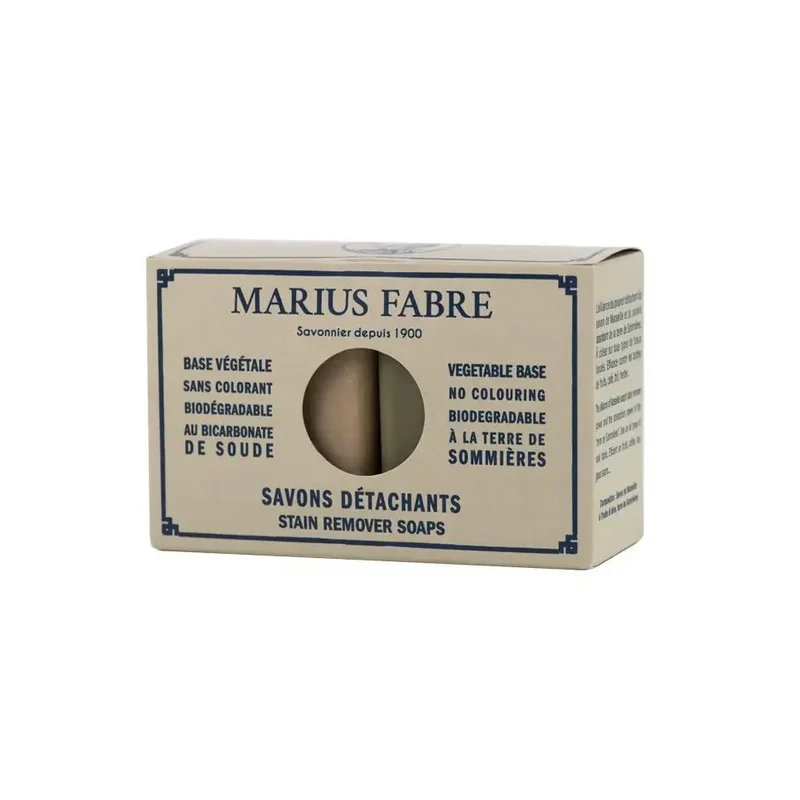 Marius Fabre Marseille vlekkenzepen voor donkere en witte was 2 stuks
