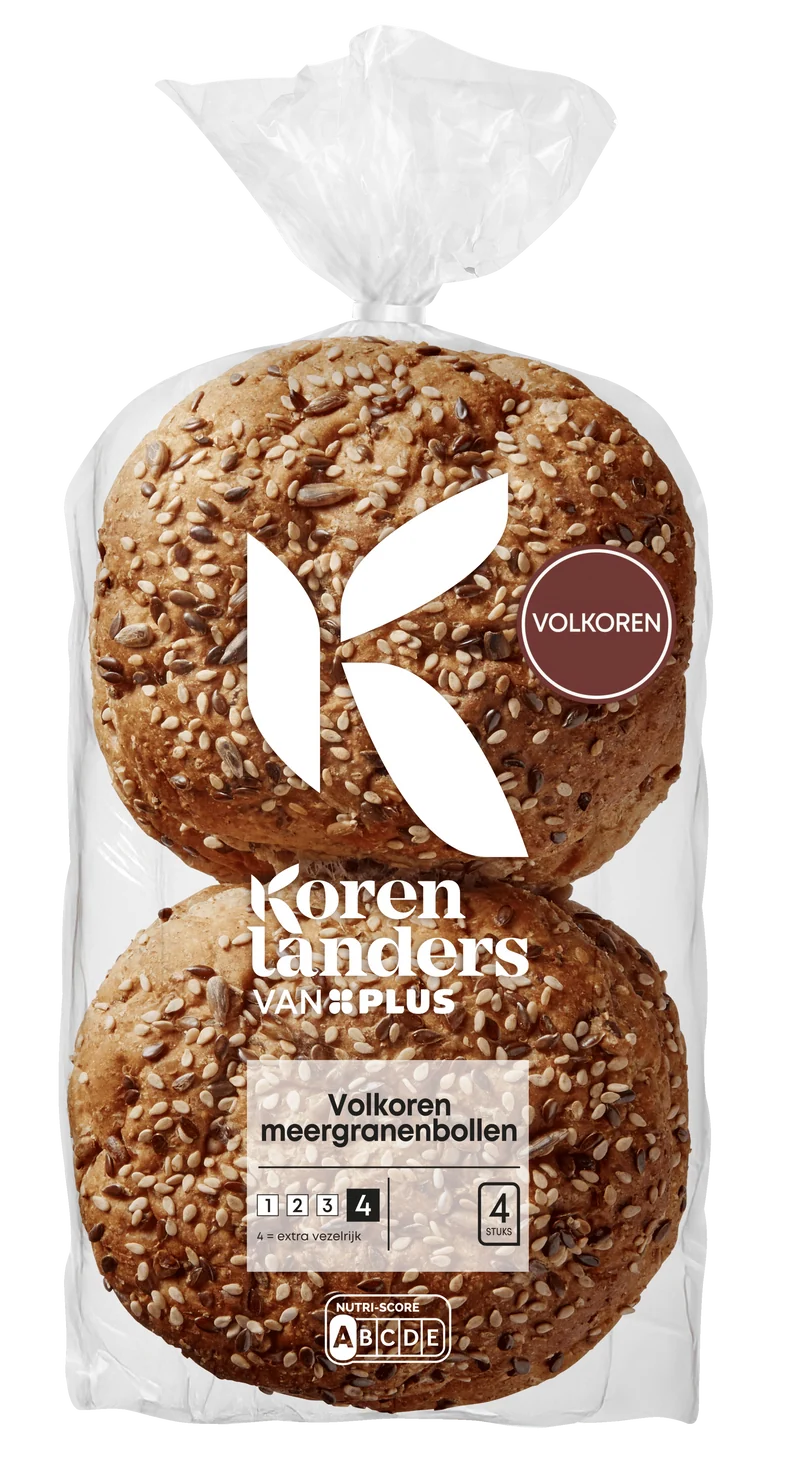 Korenlanders Volkoren meergranen bollen
