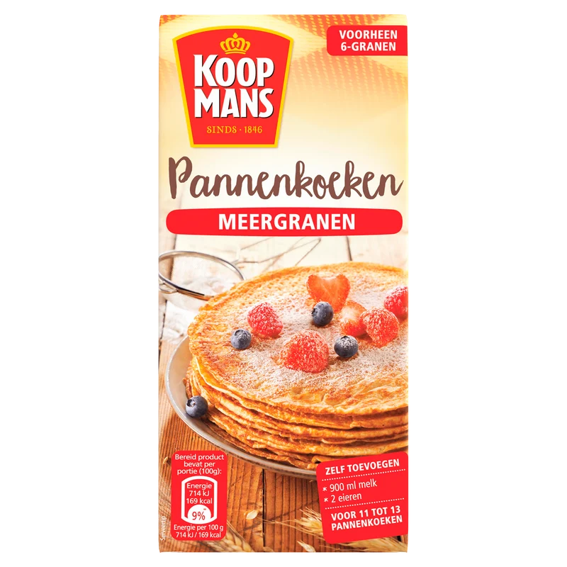 Koopmans Pannenkoekenmix meergranen