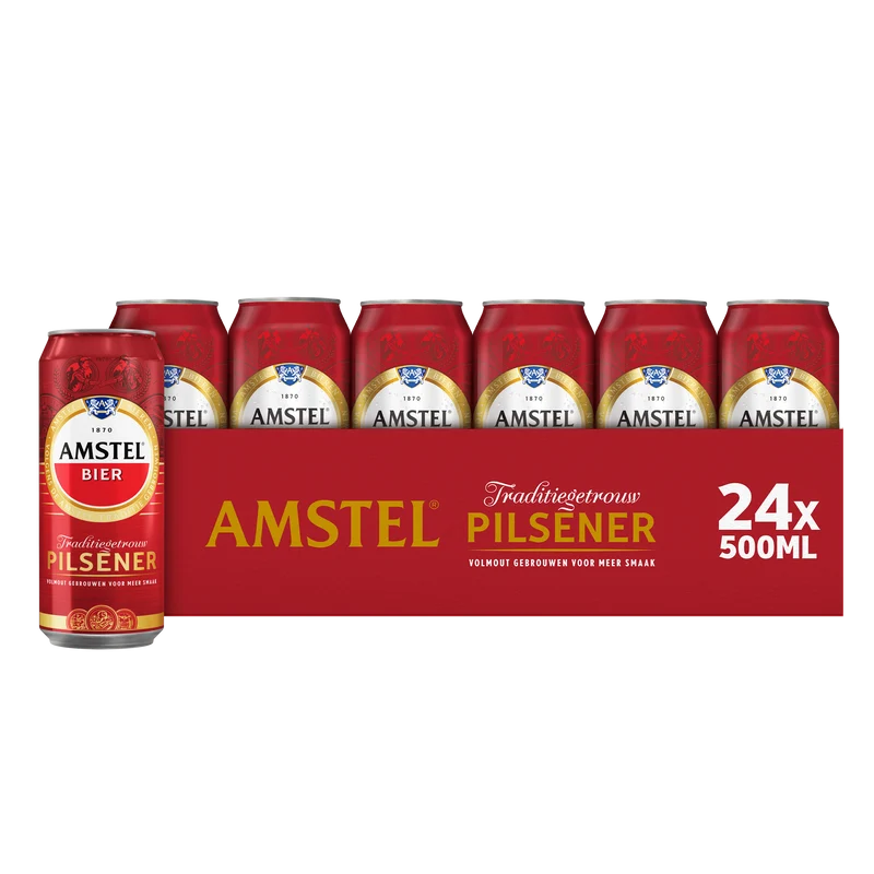 Amstel Pilsener bier blik