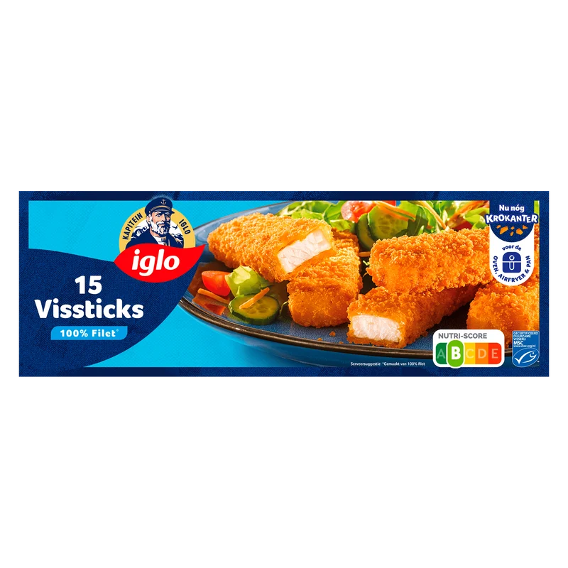 Iglo Vissticks 15 stuks