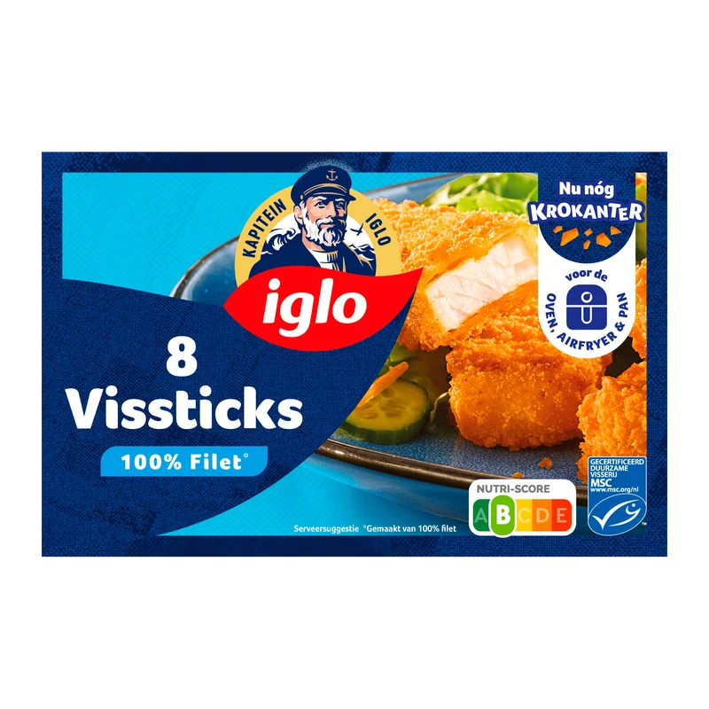 Iglo Vissticks 8 stuks