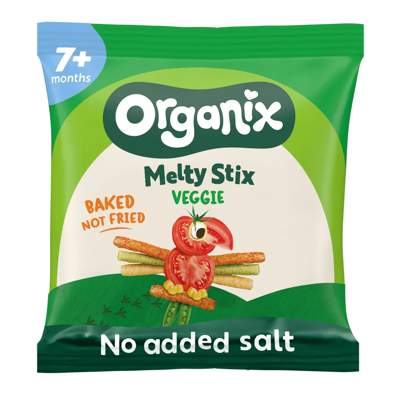 Organix Veggie Groente Sticks 7+m