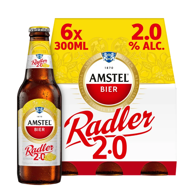 Amstel Radler citroen bier fles