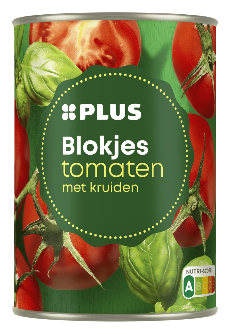 Tomatenblokjes met kruiden