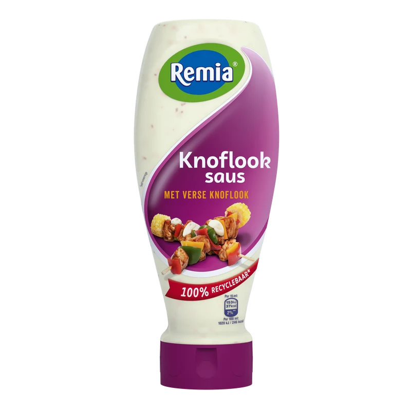 Remia Knoflooksaus Topdown