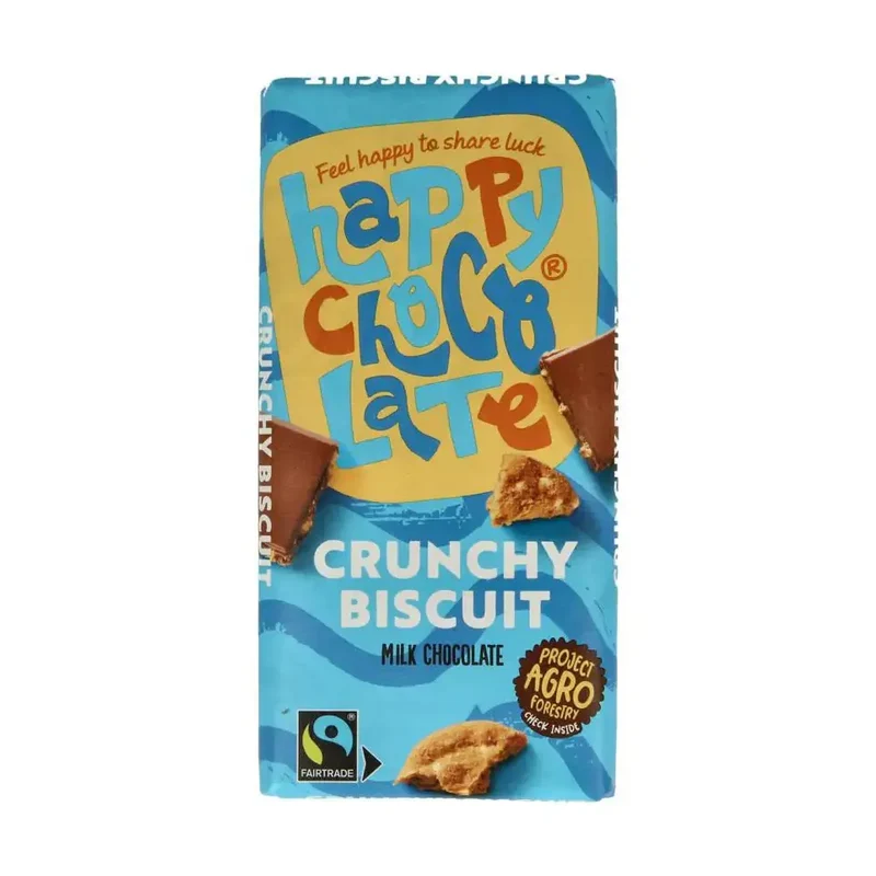 Happy Chocolate Melk biscuit bio 100 gram