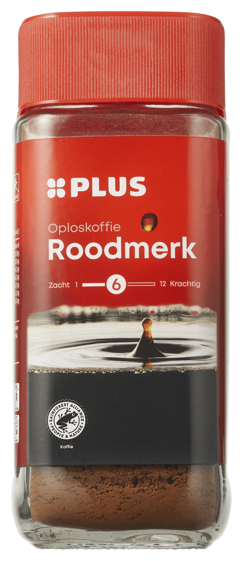 Oploskoffie rood