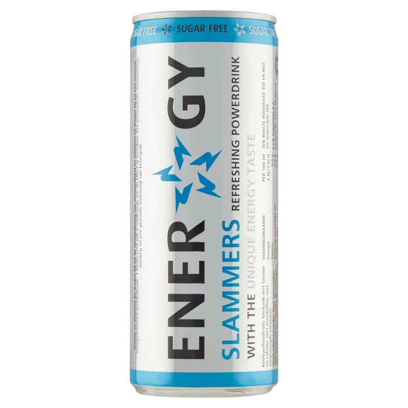 Slammers Energy drink suikervrij