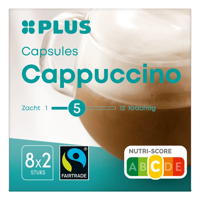 Koffiecapsules cappuccino fairtrade