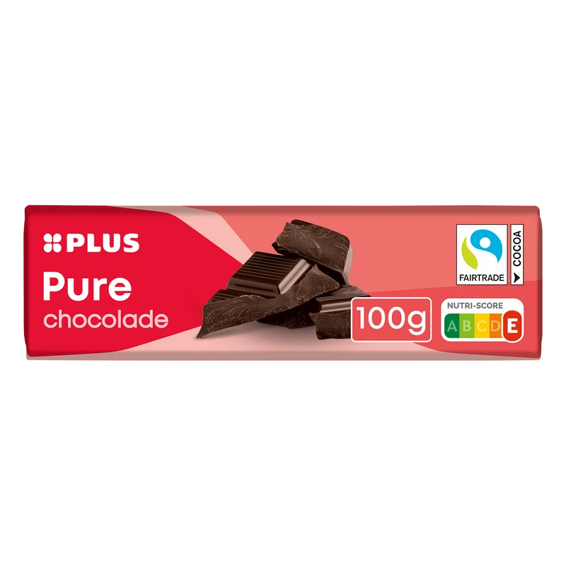 Chocoladereep puur Fairtrade