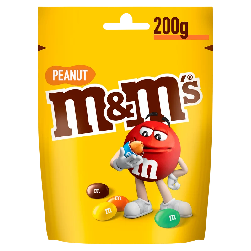 M&M'S Pinda chocolade snoepjes zak