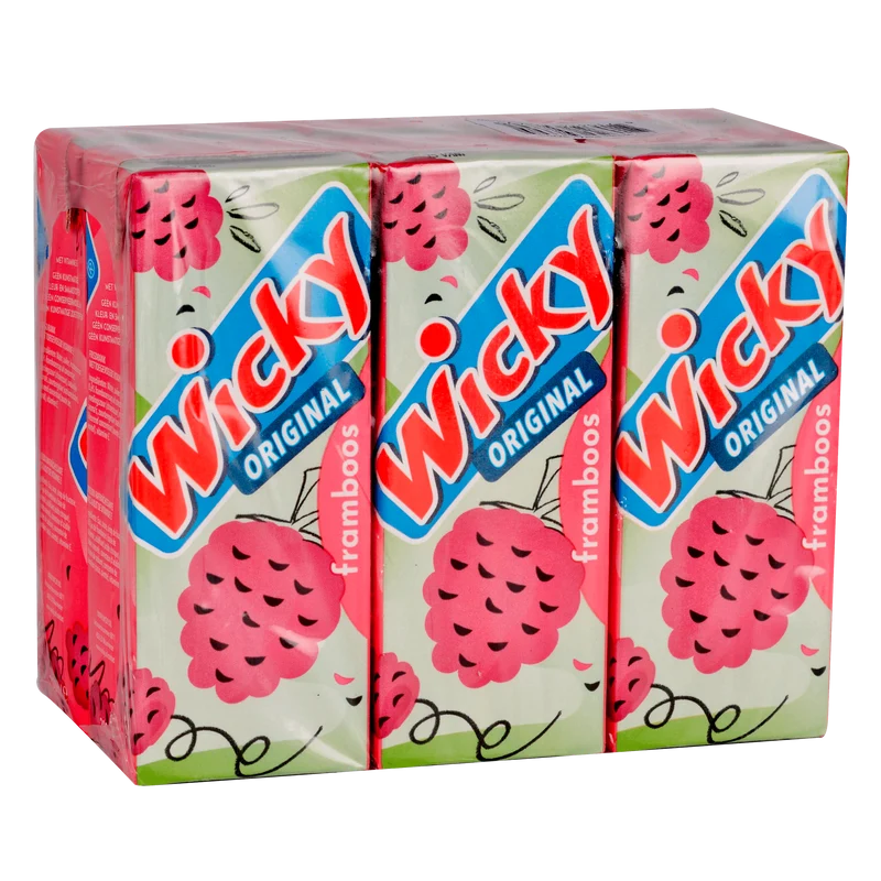 Wicky Original framboos 6-pack