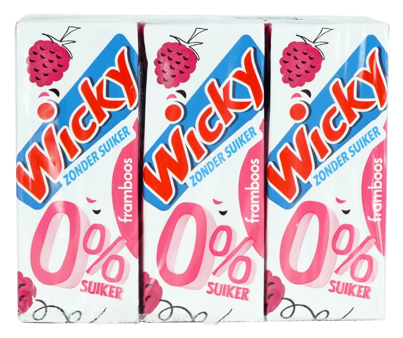 Wicky Framboos 0% suiker 6-pack