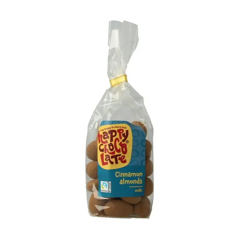 Happy Chocolate Melk amandelen kaneel 175 gram