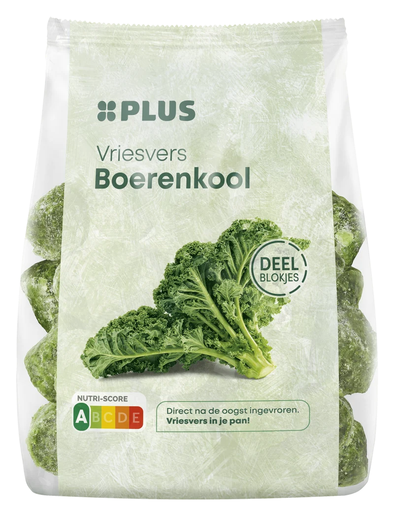Boerenkool deelblokjes