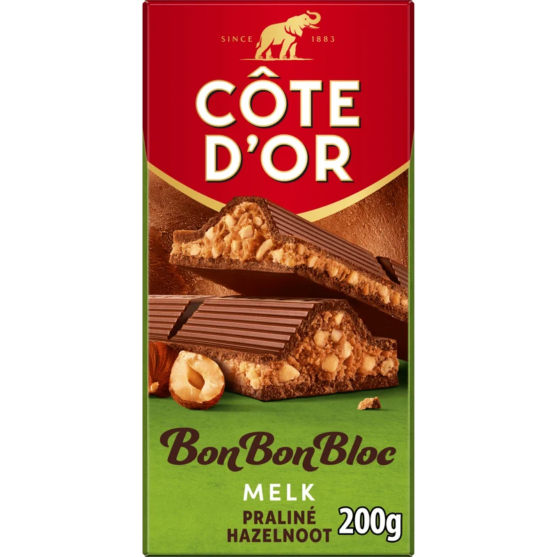 Côte d'Or BonBonBloc Praline Noisette