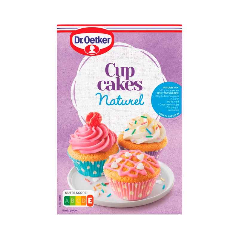 Dr. Oetker Cupcakes naturel bakmix