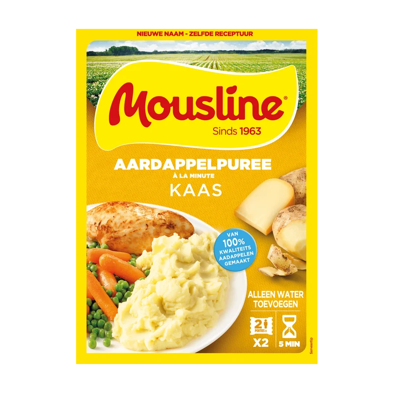 Mousline Aardappelpuree Kaas