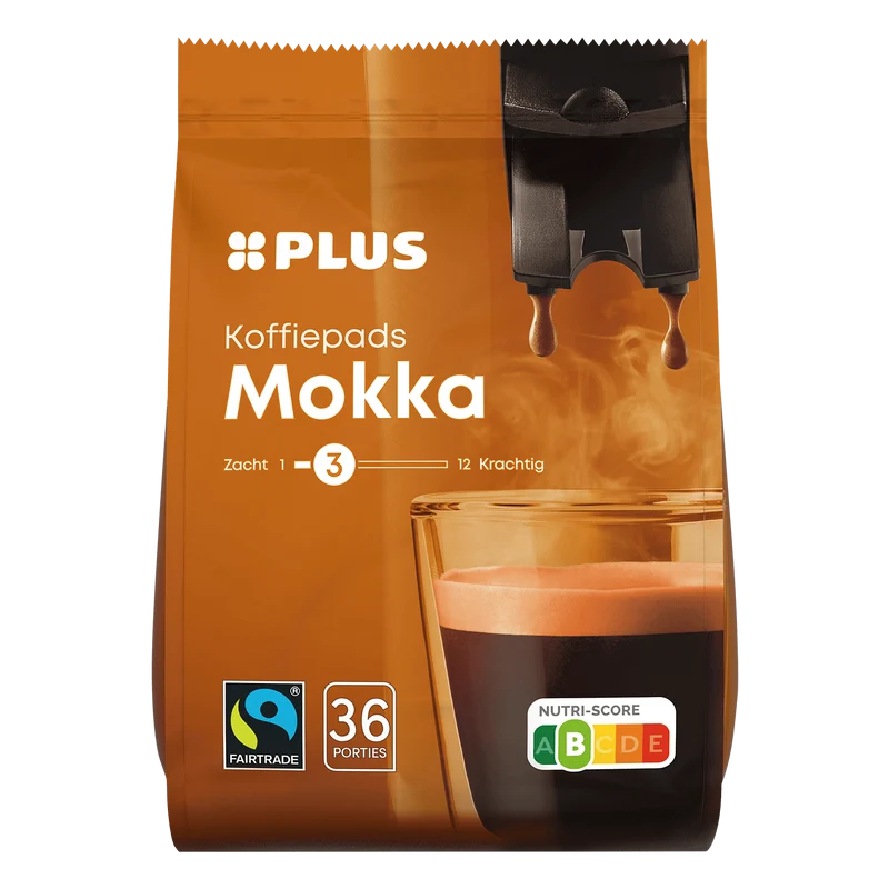 Koffiepads mokka Fairtrade