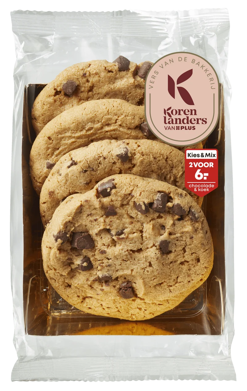 Korenlanders Roomboter chocolate chunk cookies