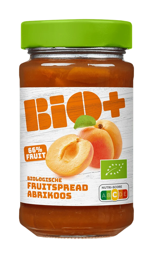BIO+ Abrikozen fruitspread