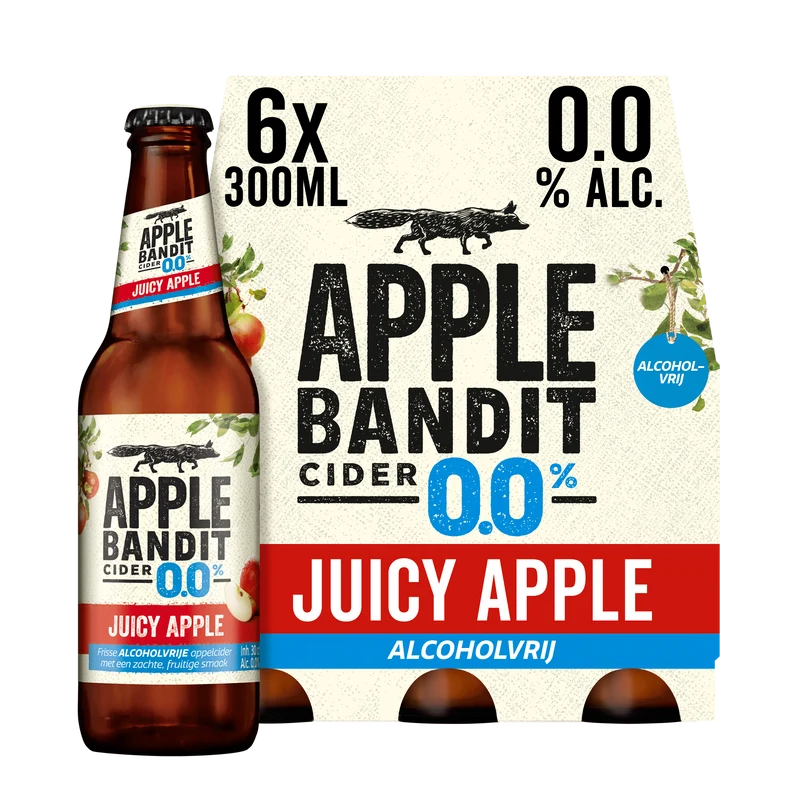 Apple Bandit Cider Juicy Apple 0.0