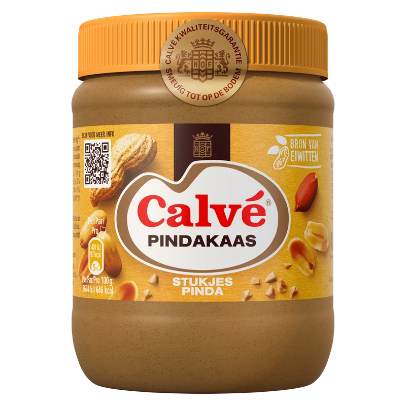Calvé Pindakaas stukjes pinda