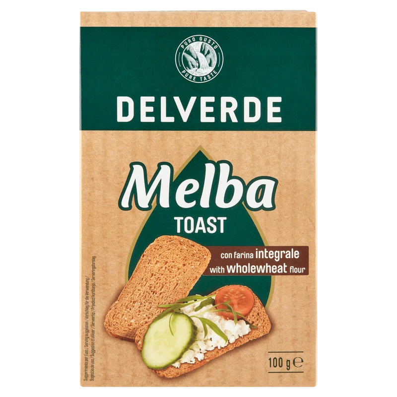 Delverde Melba toast volkoren