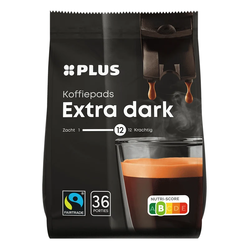 Koffiepads extra dark Fairtrade