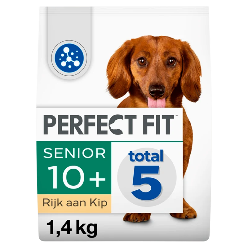 Perfect Fit Senior Mini Hondenbrokken Kip