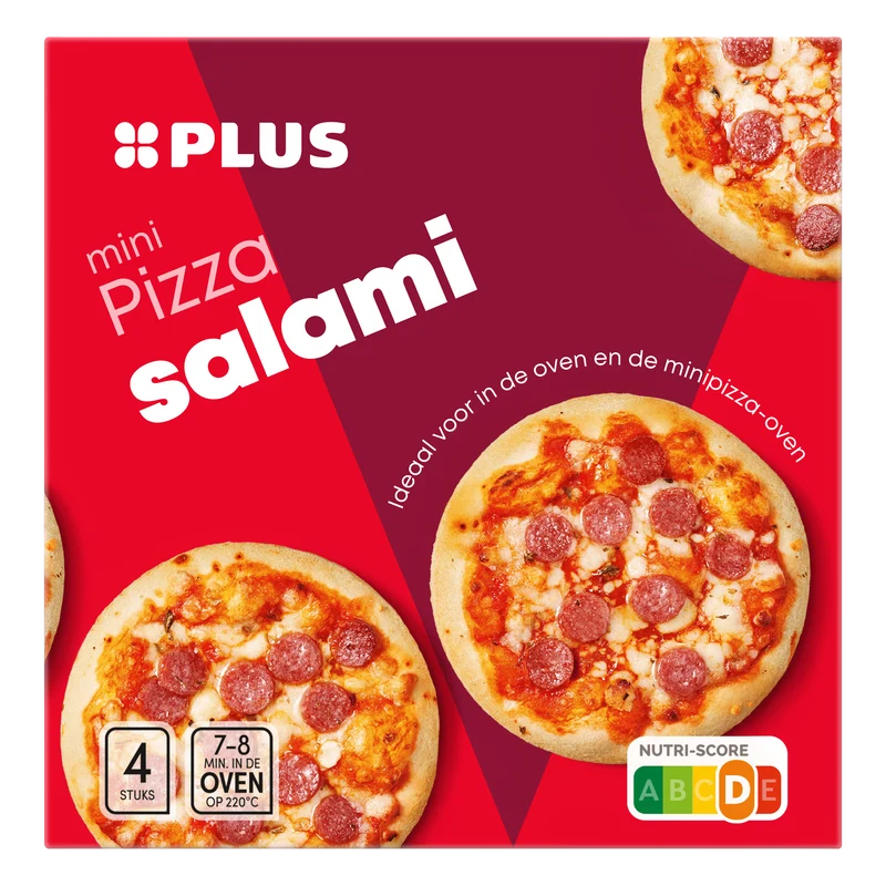 Mini pizza salami