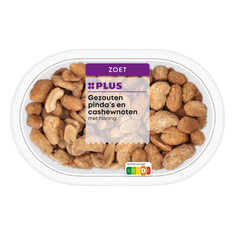 Gezouten Pinda's & Cashew met honing