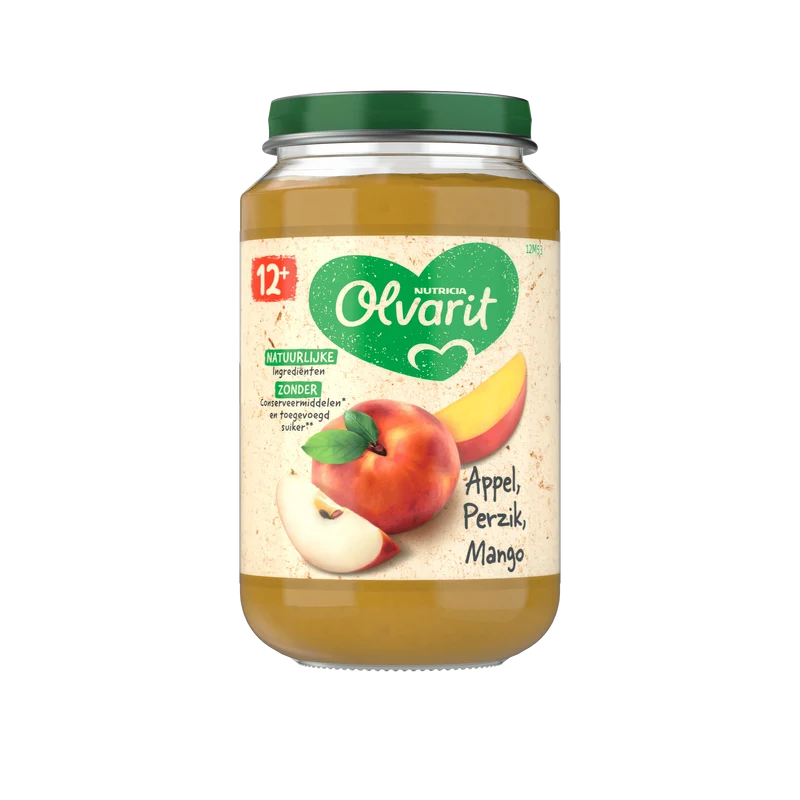 Olvarit 12+mnd Appel Perzik Mango