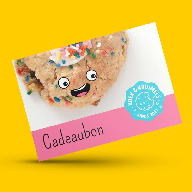 Cadeaubon | Het lekkerste cadeau van Koek & Kruimels