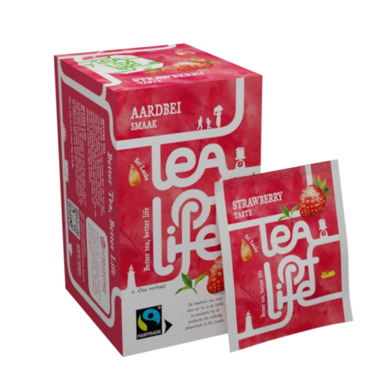 Tea of Life Aardbei 4x25 zakjes