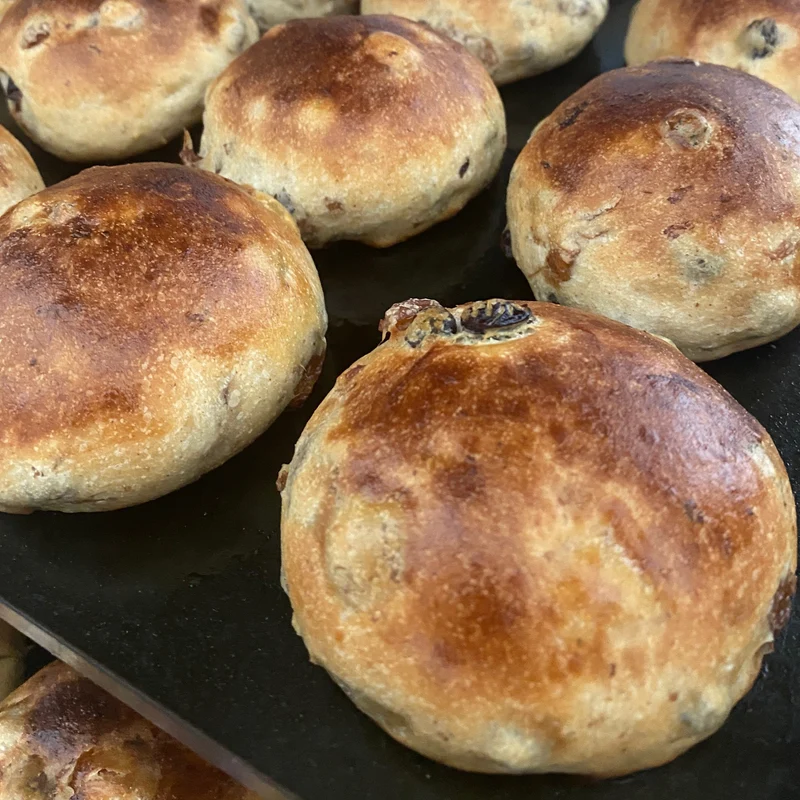 Mini rozijnen krentenbollen (5st)