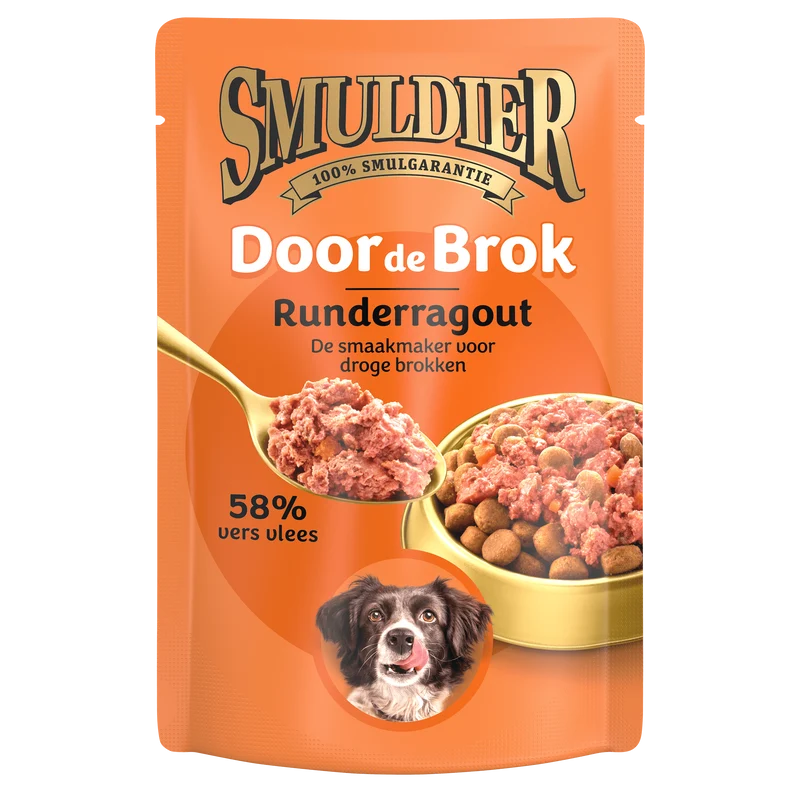 Smuldier Door de brok runderragout