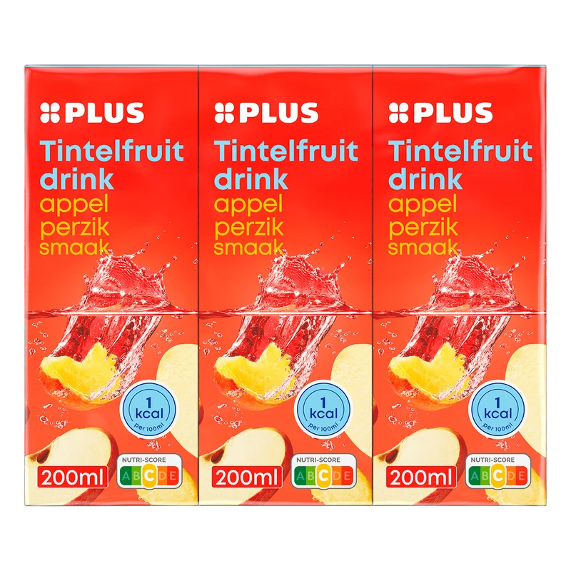 Tintelfruit 1kcal appel perzik 6-pack