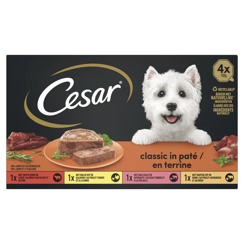 Cesar Classics Gevogelte Hondenvoer