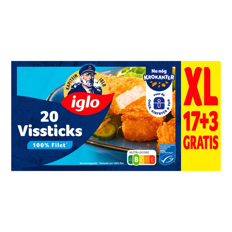 Iglo Vissticks 20 stuks