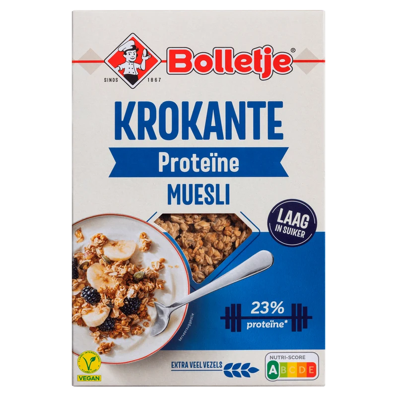 Bolletje Krokante Muesli Protein