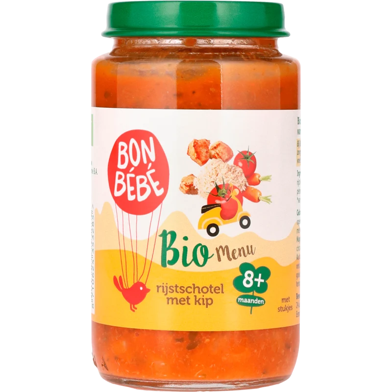 Bonbebe Bio M0813 rijstschotel met kip