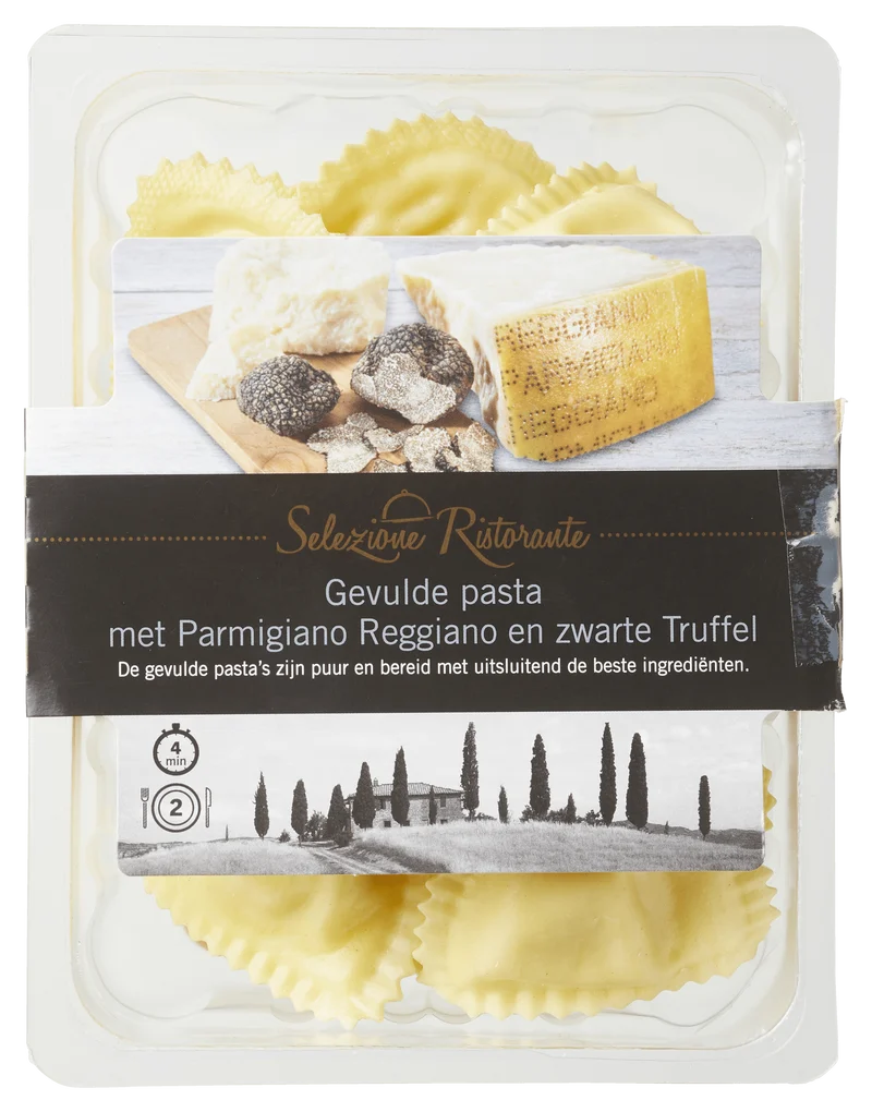 Selezione Ristorante Gevulde pasta met Parmigiano Reggiano