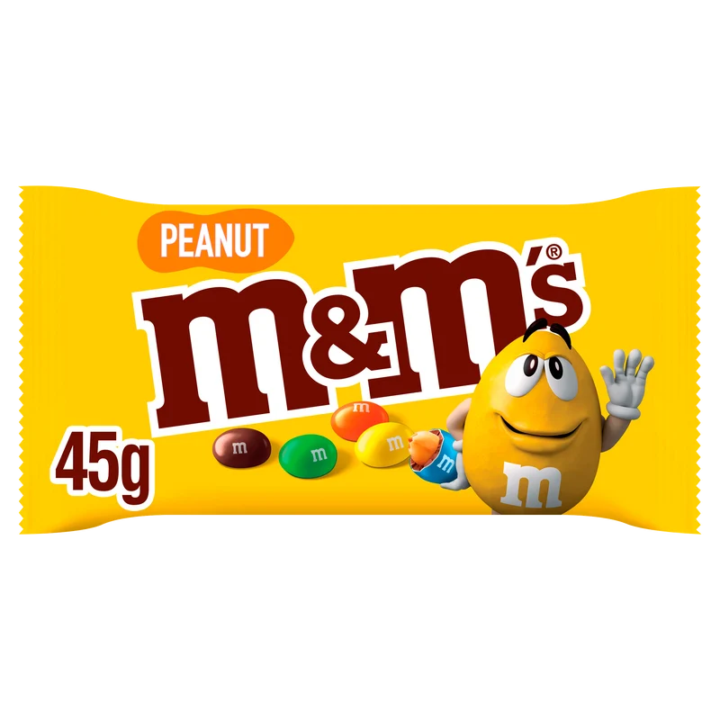 M&M'S Melk chocolade pinda snack single